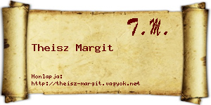 Theisz Margit névjegykártya